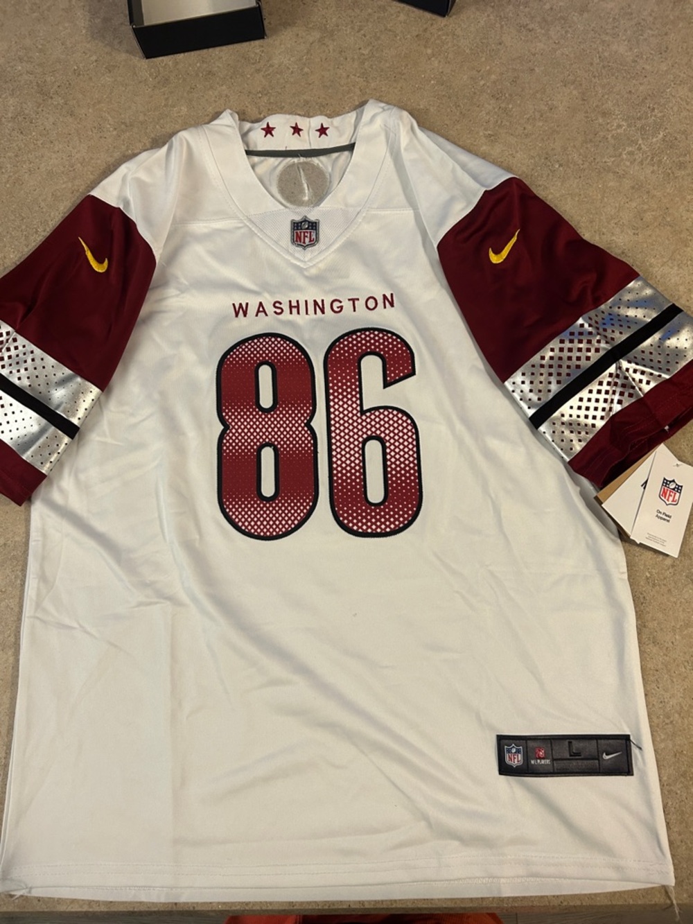 Nike Washington Zach Ertz #86 Football Jersey